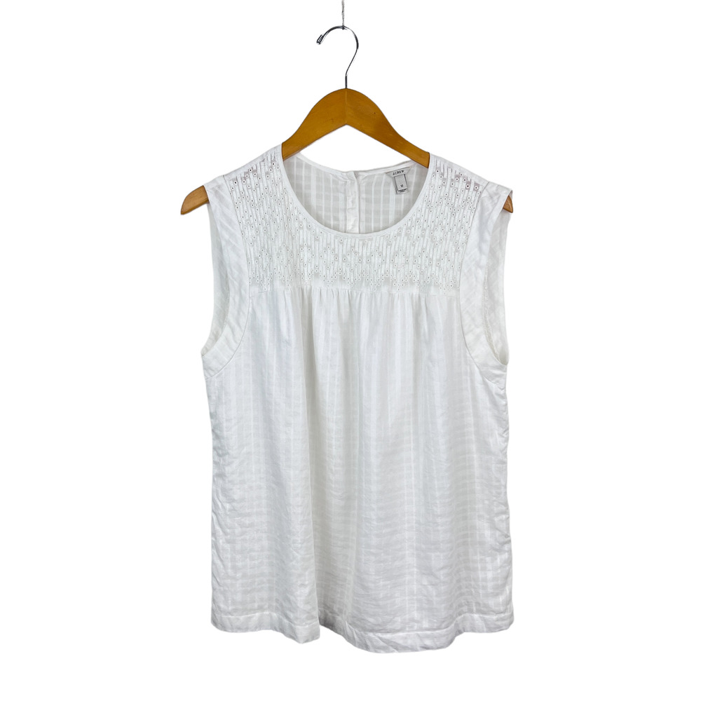 J. Crew Cotton Sleeveless Top